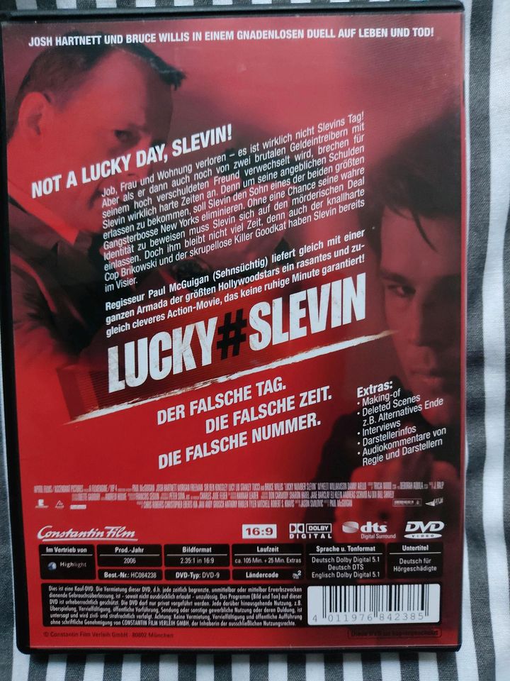 Lucky#Slevin DVD Bruce Willis Morgan Freeman in Bad Segeberg