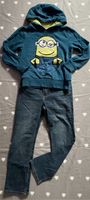 Minions Pulli Pullover jeans set blau gelb junge 122 128 Bayern - Kempten Vorschau