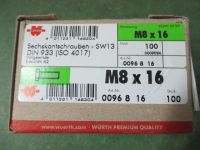 Sechskantschraube DIN 933 ISO4017 VA M8x16 Vollgewinde 75St. NEU Niedersachsen - Verden Vorschau