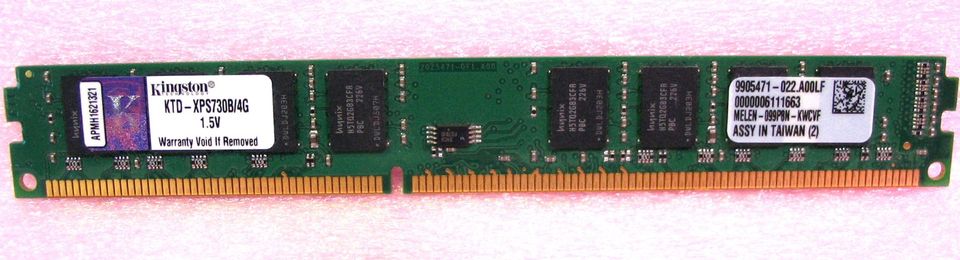 Kingston - 4 GB RAM - KTD-XPS730B/4G - 1.5V - 9905471-022. A00LF in Biebesheim