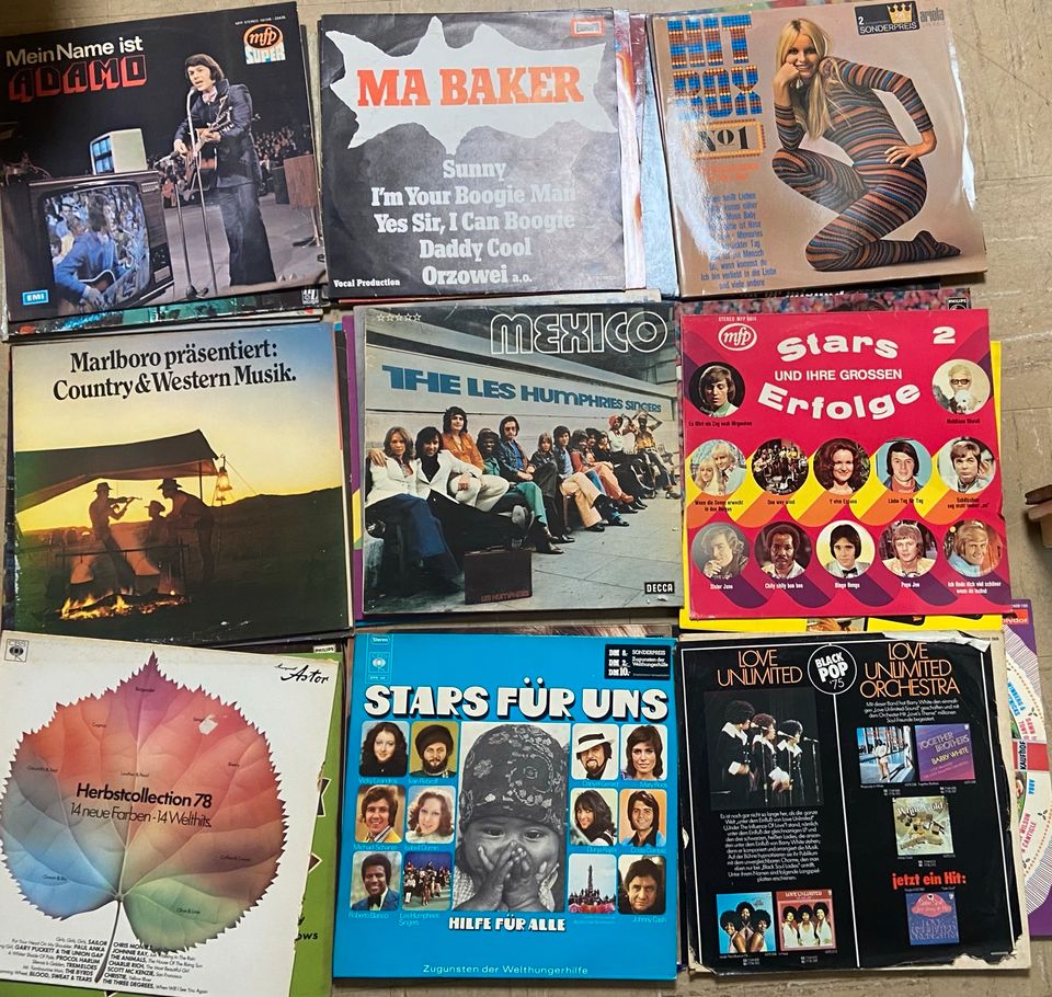 LP Vinyl Platten Sammlung Beatles ABBA Oldies in Haan