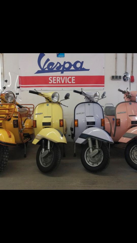 Vespa PX 80, Sondermodell Vespa Specials Luna Del Mar, nur 3114km in Gessertshausen