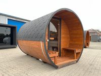 Gartensauna 3x2.37m Fasssauna Elektroofen Fass Sauna Aussensauna Niedersachsen - Stuhr Vorschau