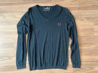 Fred Perry x Raf Simons V-neck Pullover schwarz s Saarland - Eppelborn Vorschau