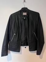 Kunst Lederjacke schwarz Gr 40 42 Baden-Württemberg - Ulm Vorschau
