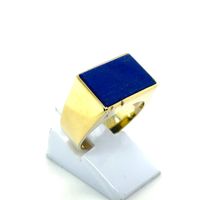 14K 585 Gold Herren Lapis Lazuli Statement Ring RS 56 57 Neuw Top Rheinland-Pfalz - Igel Vorschau