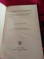 Buch antik Lebensformen Spranger Philosophie Pädagogik Berlin - Steglitz Vorschau