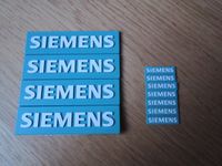 Siemens Firmenlogo, Geräteschild, Emblem, ca. 7cm und 2 cm Rheinland-Pfalz - Kapsweyer Vorschau