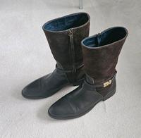 Stiefel Tommy Hilfinger Hamilton Leder braun Huchting - Grolland Vorschau