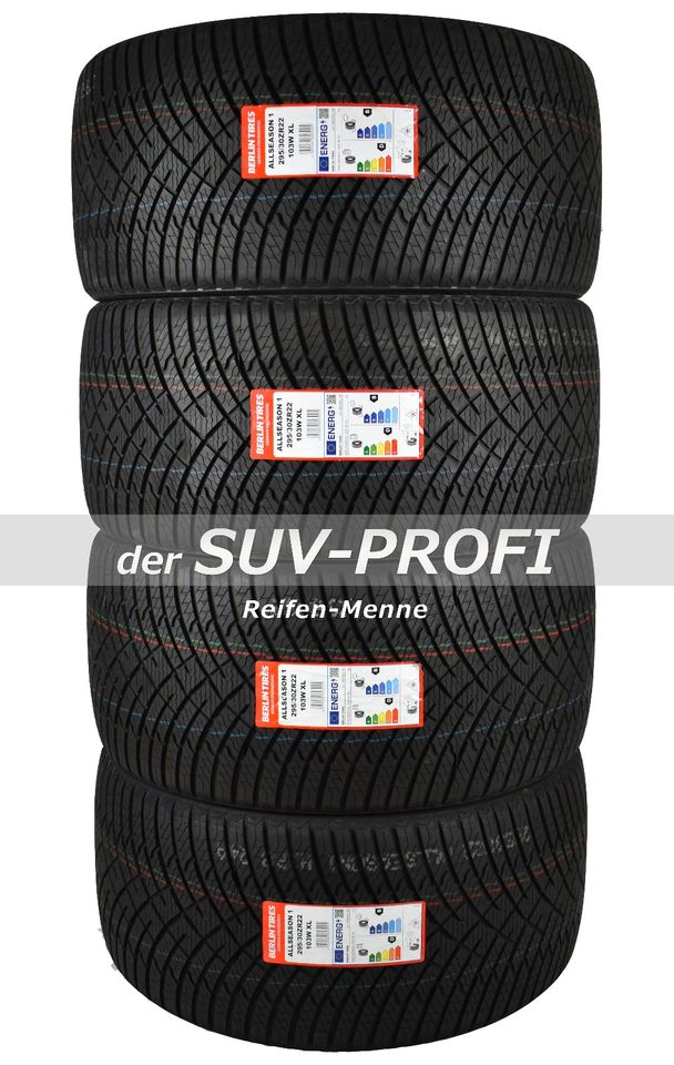 4x Ganzjahresreifen M+S 295/30 R22 103W XL BERLIN TIRES - NEU in  Nordrhein-Westfalen - Olpe | Reifen & Felgen | eBay Kleinanzeigen ist jetzt  Kleinanzeigen