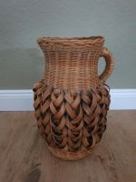 Boho Rattan Vase Krug antik vintage Nordrhein-Westfalen - Bad Salzuflen Vorschau