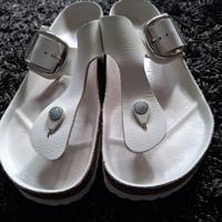 Birkenstock big buckle gizeh,  Gr.43, weiß, Leder Vahr - Neue Vahr Südost Vorschau