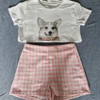 Kurze karierte Shorts + T-Shirt Gr.158/164 cm 12/14 Yrs.Inkl.Vers Nordrhein-Westfalen - Emmerich am Rhein Vorschau