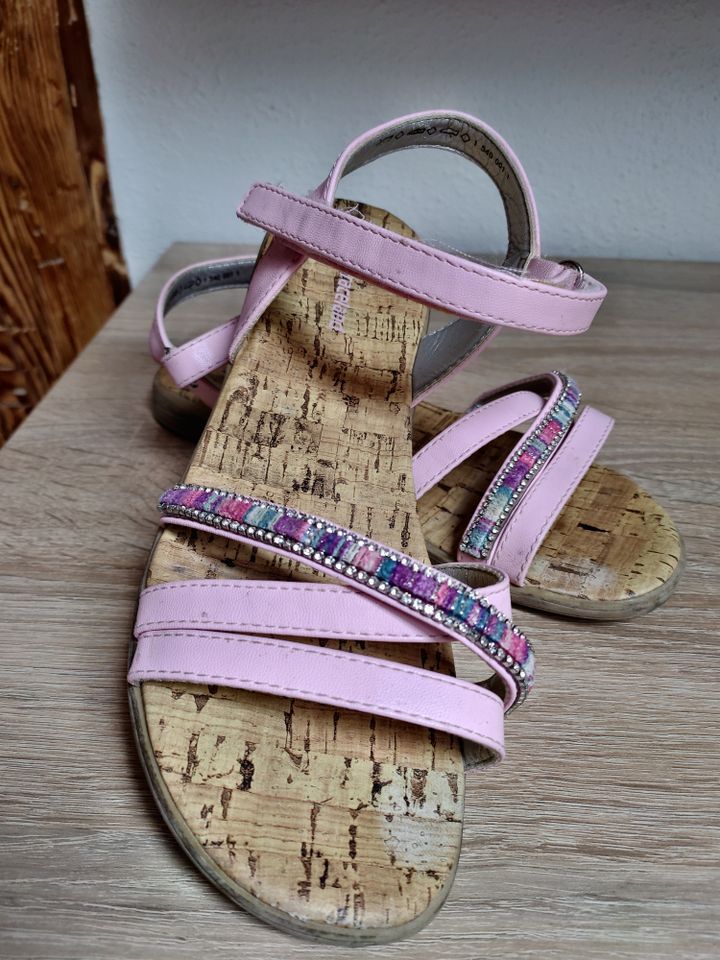 Sandalen Schuhe Glitzer Gr. 35 in Rödental