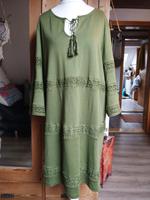 Öko Hippie Kleid grün Baumwolle Bio Natur Gr.48/50 Bayern - Kronach Vorschau