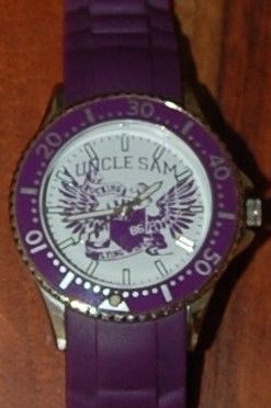 Armbanduhr Uncle Sam Violett Edition, einwandfreie Funktion in Landau in der Pfalz