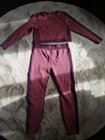 H&M hm Sport Leggings Set Oberteil L X XXL  Rot Orange Neu Gym Hessen - Rotenburg Vorschau