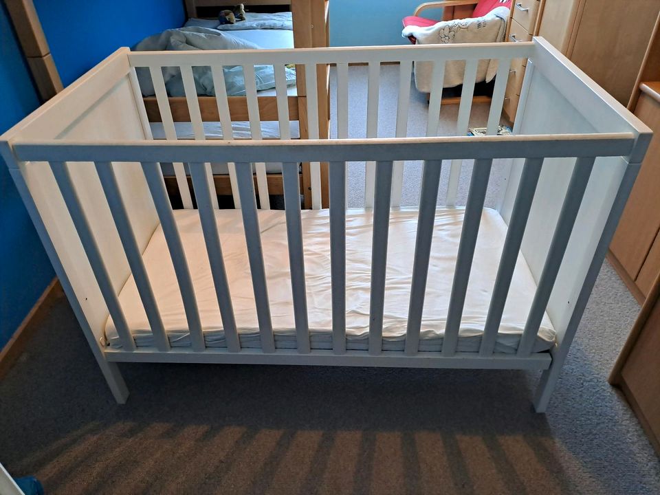 Babybett weiß, Beistellbett in Dresden