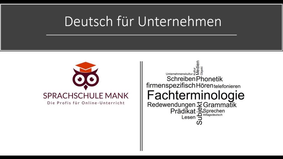 Deutsch für Firmen und Unternehmen in Wiesbaden
