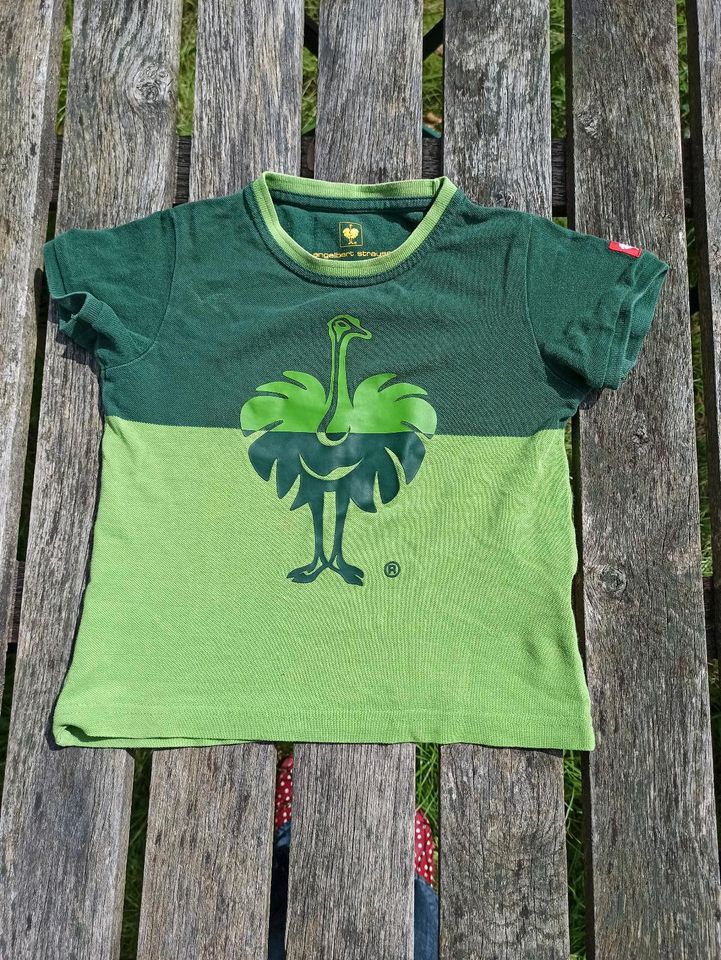 T-Shirt 98/104 Engelbert Strauss grün Kinder in Heidmühlen