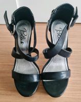 NEU Sandaletten Plateau Keilabsatz Spiegel High Heel schwarz Gr37 Berlin - Marzahn Vorschau