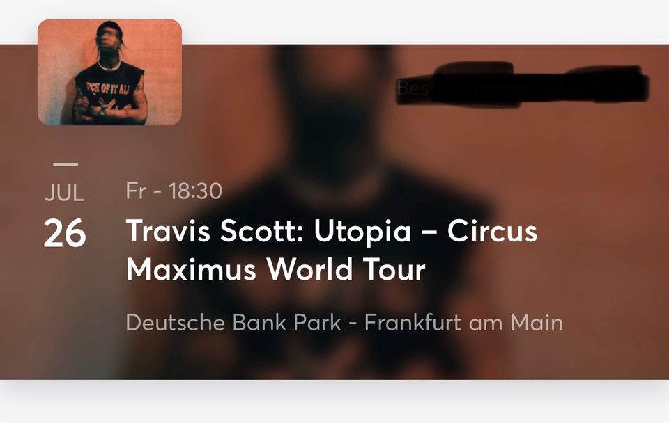Travis Scott Frankfurt!! in Nürnberg (Mittelfr)