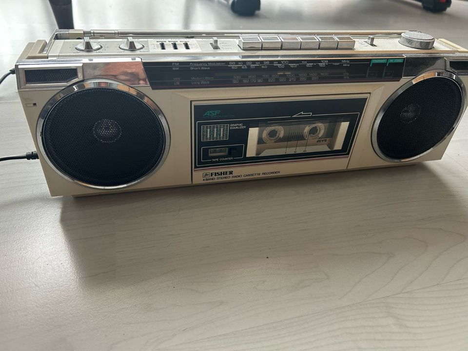 Fisher Radio-Kassettenrecorder - Ghettoblaster in Monheim am Rhein