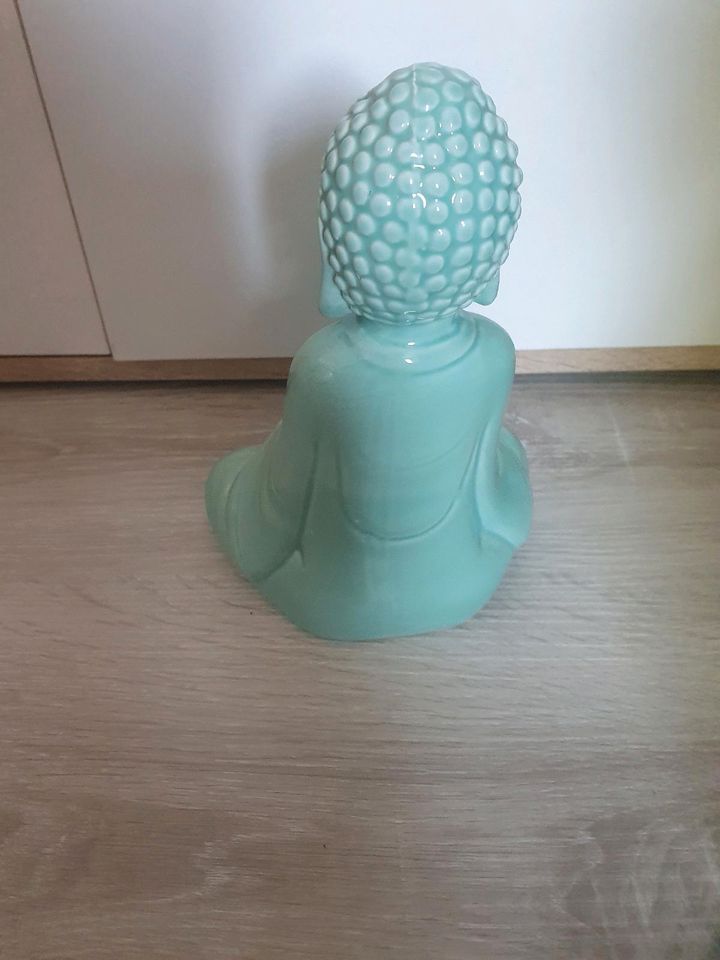 Teelichthalter türkis Buddha, kein Versand möglich in Neubrandenburg