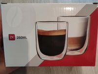 Doppelwandige Kaffee Thermo Tasse Gläser 2 x 260 ml Baden-Württemberg - Künzelsau Vorschau