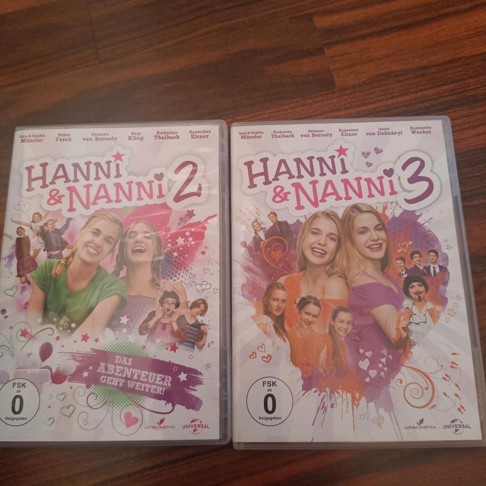 Hanni & Nanni Teil 2 und 3 als DVD in Eisfeld