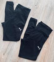 2x PUMA Tights Leggings Sporthose Jogginghose Schwarz Gr. S / 36 Niedersachsen - Hagenburg Vorschau