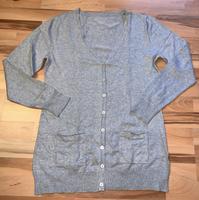 Strickjacke, lang, hellgrau, Gr. M 40/42 Gina Benotti Brandenburg - Potsdam Vorschau