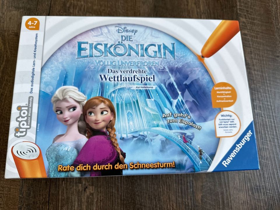 Tip Toi die Eiskönigin Das verdrehte Wettlaufspiel in Nübbel