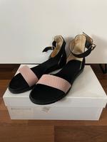 L37 Sandalen Damen Schuhe rosa schwarz Gr. 50 Sachsen - Coswig Vorschau