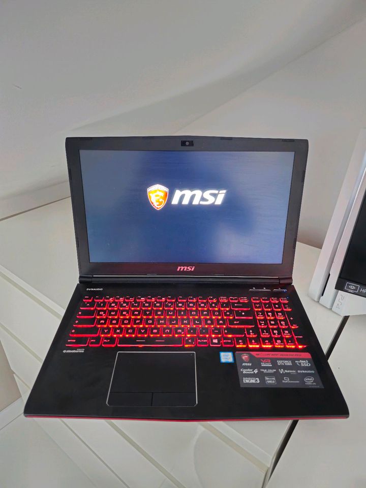 MSI GE62VR 6RF Apache Pro Gaming Laptop Gamer RGB i7 GtX 1060 16G in Herten