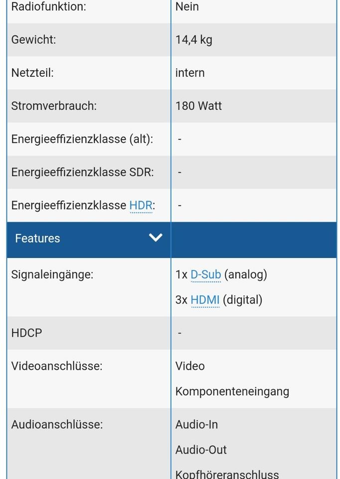 37 Zoll Fernseher LG TV in Zeulenroda