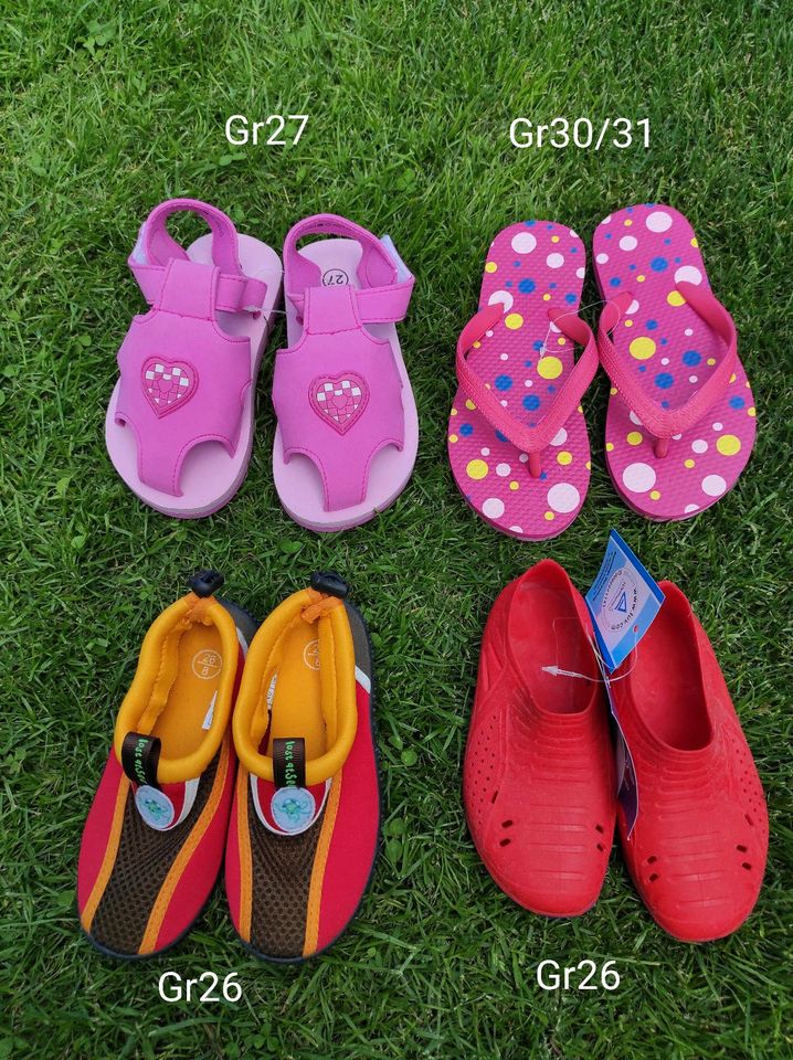 Badeschuhe,Wasserschuhe,Flip-Flops,Gr.26,30*JE PAAR 1,50EURO** in Langfurth