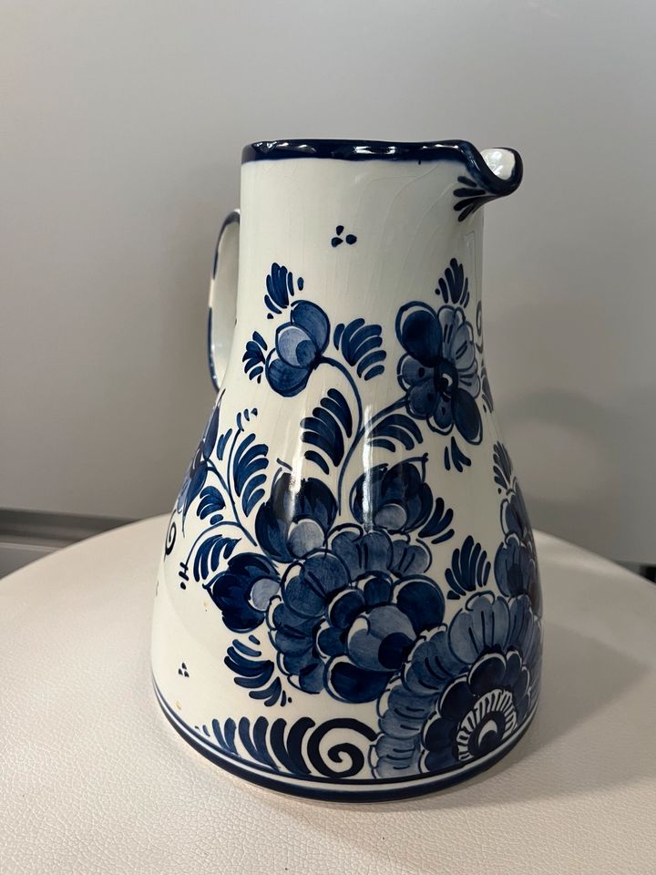 Hilfe Original Delft Porzellan Karaffe/ Vase/ Kanne in Frankfurt am Main