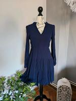 NEU Orsay elegantes Herbst Kleid dunkelblau Gr. 34 XS Sachsen-Anhalt - Weißenfels Vorschau