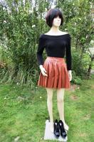 Shein Plissee Lederlook Rock Gr.38 Bayern - Gersthofen Vorschau