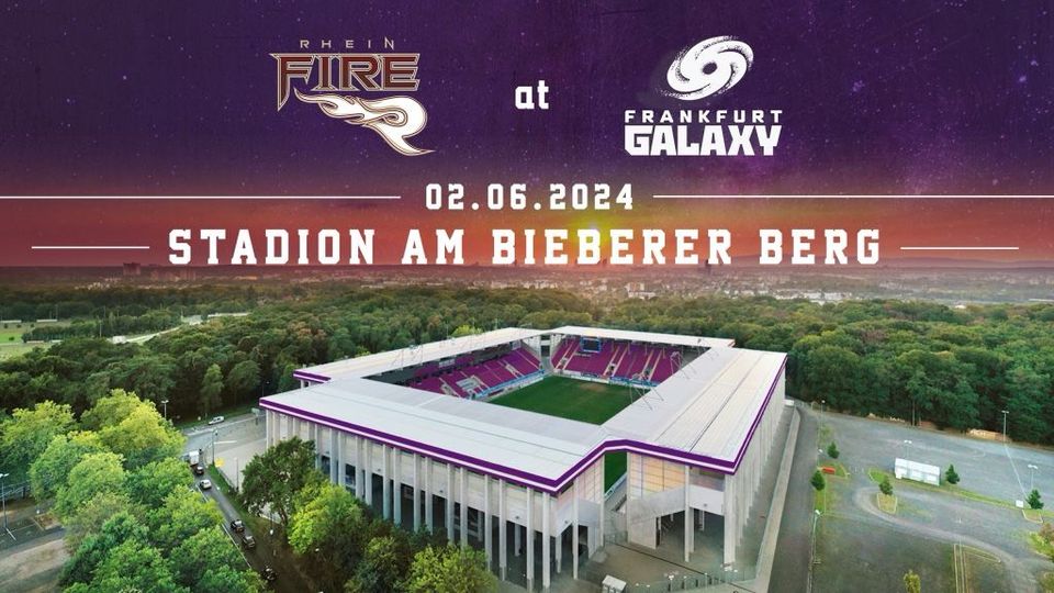 Frankfurt Galaxy vs. Rhein Fire (02.06.2024) - ings. 2 Tickets in Stuttgart