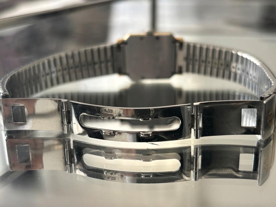 Baume & Mercier Damenuhr – Edelstahl & 18K Gold, Quartz | Vintage in Berlin