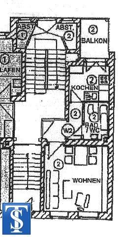 vermietete 1-Zimmer-ETW in HP mit Wanne und Balkon in Plauen (Reusa) in Plauen