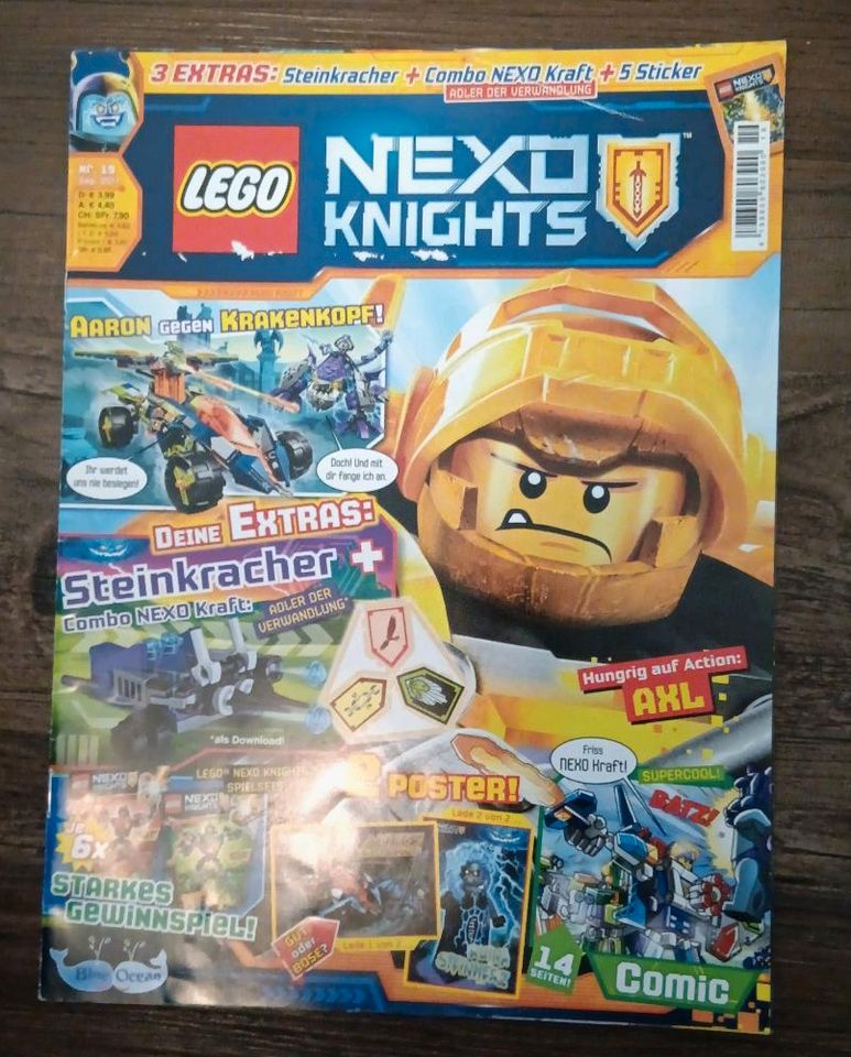 Set 11 Hefte Lego Nexo Knights Nr. 10 11 12 14 15 17 18 19 25 27 in Selsingen