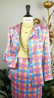 Vintage Seibenblazer Tullo Karo Leo Animal Bunt ColorBlocking 90 Düsseldorf - Pempelfort Vorschau