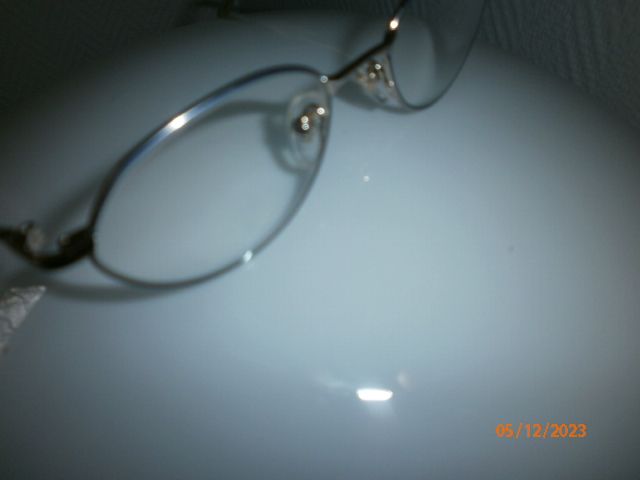 Damen Brille Metall Gestell gold silber rechts +1,00 links +0,75 in Dortmund