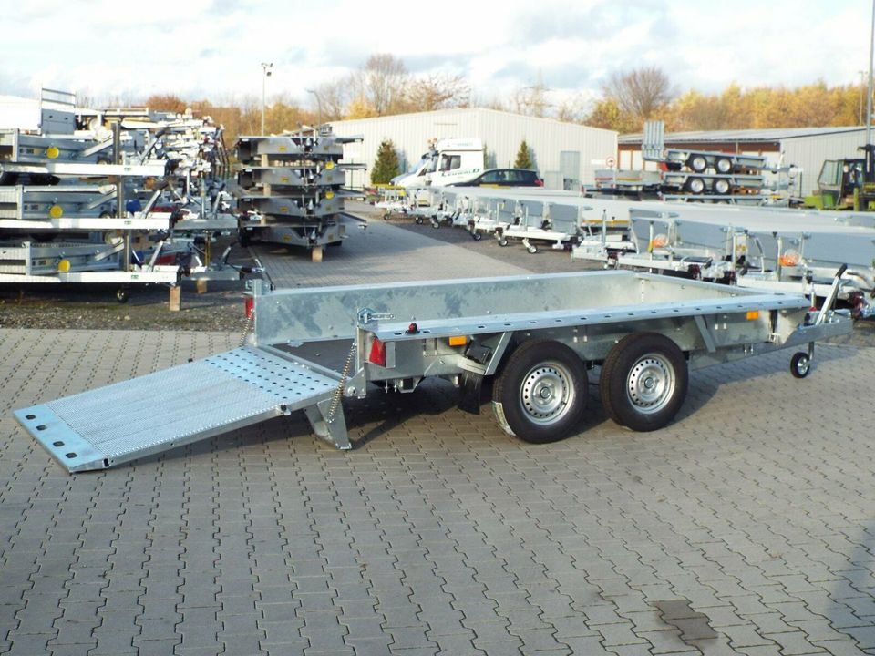 3,5to Minibaggertransporter Builder 35, 3x1,5m Minibaggeranhänger in Marl