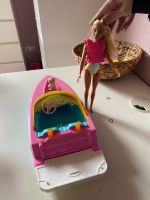 Barbie Speedboot Set Schwimmweste Welpe Puppe Bayern - Schwarzenbruck Vorschau