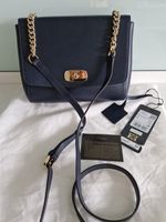 Designer Escada Leder Tasche dunkelblau, goldene Beschläge, NEU Nordrhein-Westfalen - Recke Vorschau