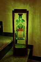 1,75 l JÄGERMEISTER Deko Holz Steh / LED Flaschenlampe Geschenk Hessen - Neukirchen Vorschau